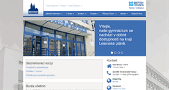 Desktop Screenshot of gymstola.cz